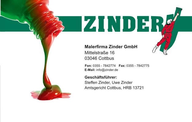 Bild der Malerfirma Zinder GmbH